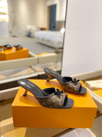 Kitten Heeled Sandals