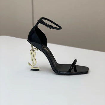 Velcyn Saint Laurent Opyum 85 Patent Leather Sandals